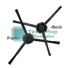 Боковая щетка (набор из 2 шт черных) для D9 Pro/D9Max/L10Pro черный (RSB2)