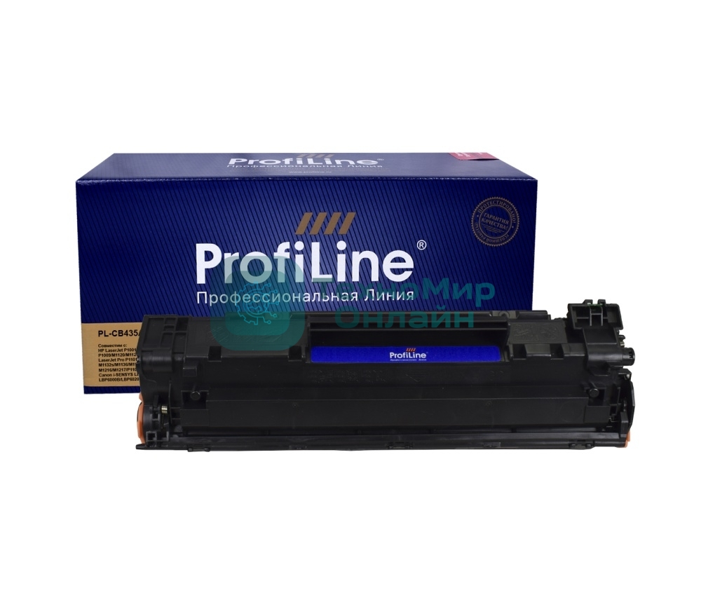 Картридж лазерный ProfiLine совместимый CB435/436/CE285A/712/713/725 для HP P1005/P1006/P1505/M1120/M1130/M1212/Canon 3010/3050/6000 2000к