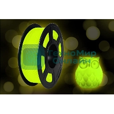 Филамент NVPrint PLA Noctilucent (Glow In the Dark) Yellow для 3D печати диаметр 1.75мм длина 330 метров масса 1 кг