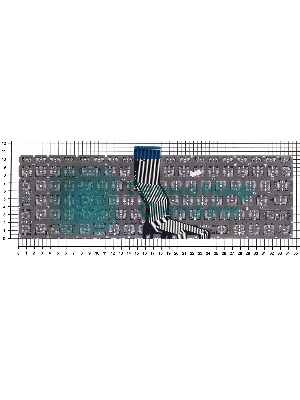 Клавиатура для ноутбука HP Pavilion 15-ab 15-ab000 15z-ab100 черная с красной подсветкой