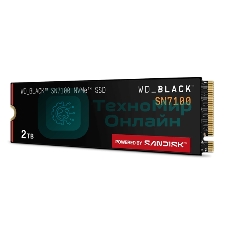 Накопитель SSD 2TB WD Black SN7100, M.2 2280, PCI-E 3x4, R/W - 7250/6900 Mb/s 3D-NAND TLC