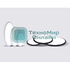 Потолочный светодиодный светильник Ambrella light FZ1233 BK черный IP44 22W 6400К D260*55 (Без ПДУ)