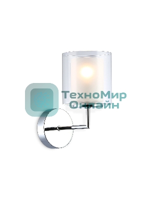 Настенный светильник Ambrella light LH56005 СH/FR хром/белый матовый E14 max 40W 190*120*220