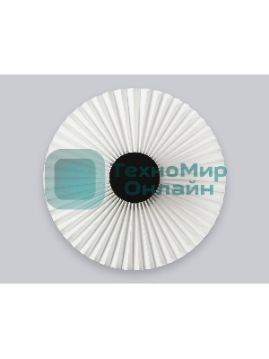 Настенный светильник Ambrella light LH72641 BK/WH черный/белый 6W 3000K D300*100