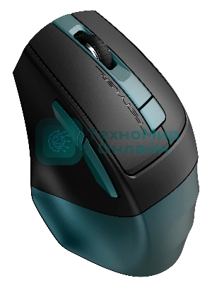 Мышь беспроводная A4Tech Fstyler FB35C зеленый/черный, 2000 dpi, радиоканал, Bluetooth, USB, кнопки - 6