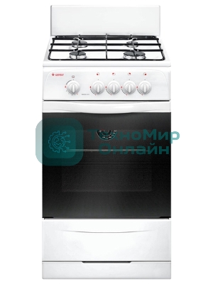 Плита газовая Gefest ПГ 3200-08 белый, конфорок 4 шт, духовка 42 л, 50 см x 85 см x 53 см