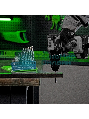 Набор сверл по металлу Сибртех, 1-10 мм (через 0,5 мм), HSS, 19 шт.,пластик.коробка цил. хвостовик