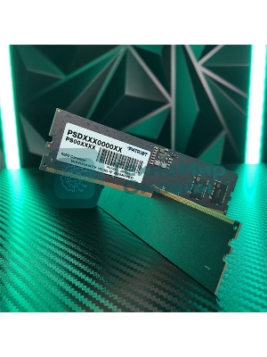 Оперативная память Patriot Signature, DDR5, 32Gb (1x32 GB), 5200 MHz, CL42, DIMM