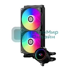 Система охлаждения PCCooler DA240 ARGb черный 120мм алюминий+медь 1800rpm 33.8db 3-pin 300W