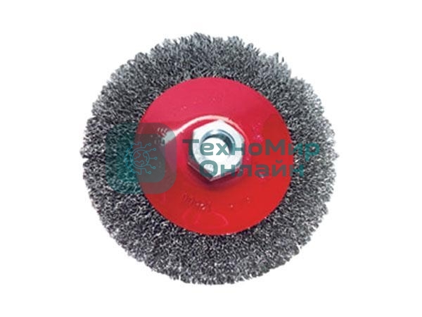 Кордщетка Matrix для ушм 100 мм м14 ''тарелка'' витая проволока
