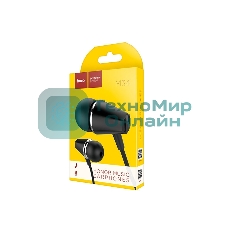 Проводные наушники Hoco M34 черный, внутриканальные, Jack 3.5 мм