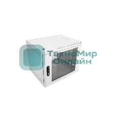 Шкаф телеком. настен, 15U, 600x650, дверь стекло (ШРН-15.650) (1 коробка)