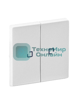 Лицевая панель для выключателя двухклавишного с подсветкой . Белая Valena LIFE. Лицевая панель для выключателя двухклавишного с подсветкой . Белая Valena LIFE.