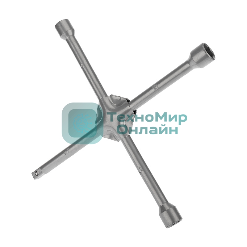 Ключ-крест баллонный Rexant 17х19х21 мм, под квадрат 1/2, усиленный, толщина 16 мм