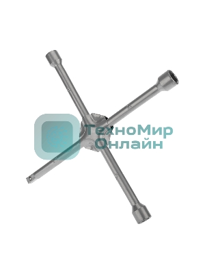 Ключ-крест баллонный Rexant 17х19х21 мм, под квадрат 1/2, усиленный, толщина 16 мм