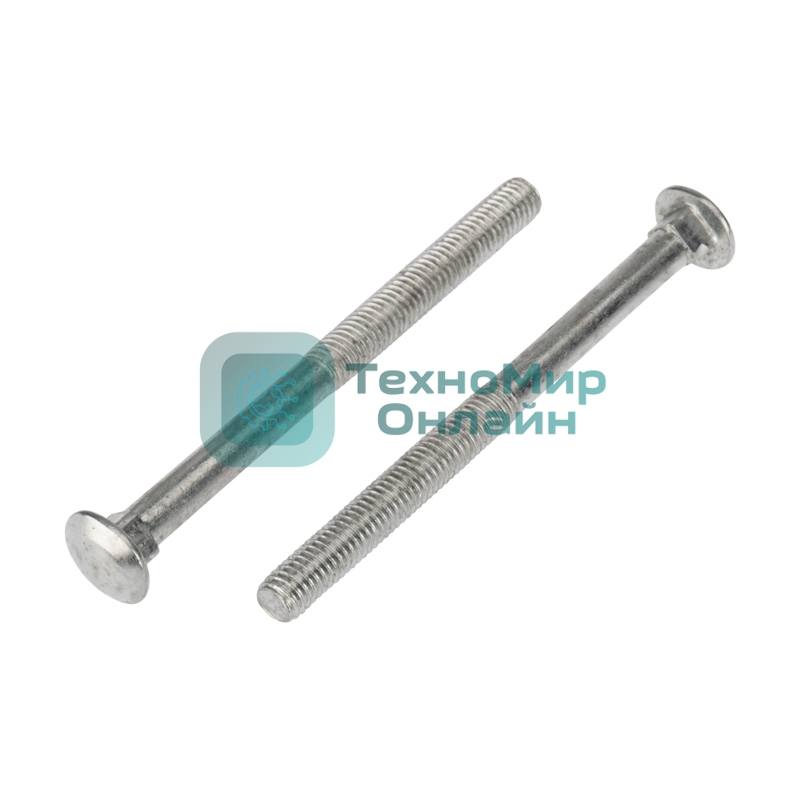 Болт мебельный Kranz DIN 603, 8х100, короб (25 шт./уп.)