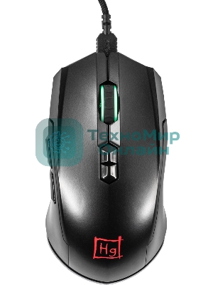 Мышь беспроводная Harper Gaming Spigot WGM-01 черный, 4000 dpi, радиоканал, USB, кнопки - 7