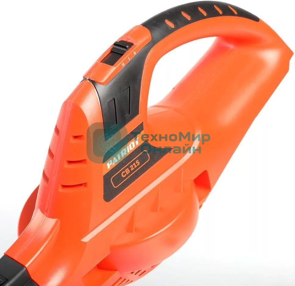 Воздуходув аккумуляторный PATRIOT CB215 21В UES, 2 режима, 150-208км/ч, 130м3/ч (без аккумулятора и зарядного устройства)