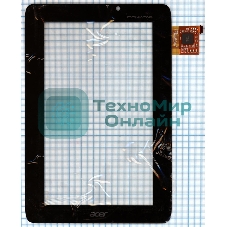 Сенсорное стекло (тачскрин) для Acer Iconia Tab A110. черное