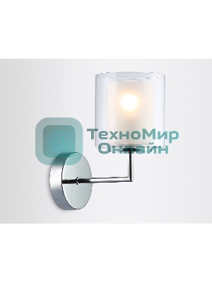 Настенный светильник Ambrella light LH56005 СH/FR хром/белый матовый E14 max 40W 190*120*220