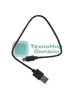 Кабель USB 2.0 Pro Гарнизон GCC-mUSB2-AMBM-0.3M, AM/microBM 5P, 0.3м, пакет