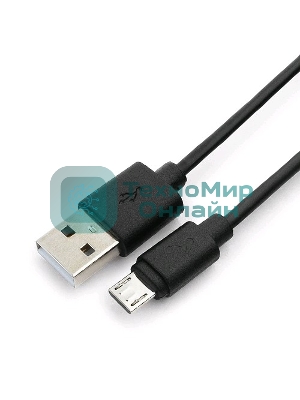 Кабель Гарнизон Кабель USB 2.0 Pro, AM/microBM 5P, 1м, черный, пакет (GCC-mUSB2-AMBM-1M)