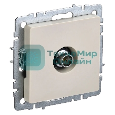 Розетка телевизионная оконечная TV СП Brite РТВ11-0-БрКр беж. IEK BR-A10-O-K10