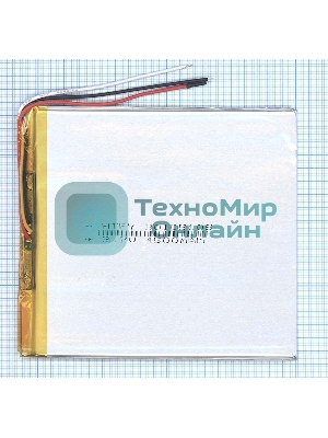 Аккумулятор Li-Pol (батарея) 3x105x105мм 3pin 3.7V/4500mAh