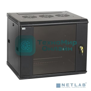 Шкаф ITK LINEA W 6U 600x450 мм дверь стекло, RAL9005