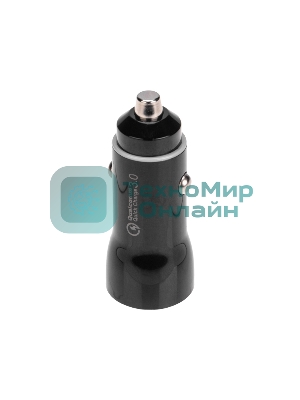 Автозарядка в прикуриватель Rexant АЗУ USB-A (QC 3.0)+USB-C (PD), 38Вт черный