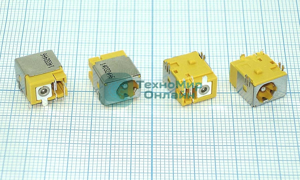 Разъем для ноутбука Acer Aspire PJ056 3650 3660 3680 5050 5570 5040 series (желтый)