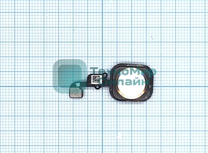 Кнопка HOME в сборе с механизмом и шлейфом для iPhone 6S/6S Plus золотая