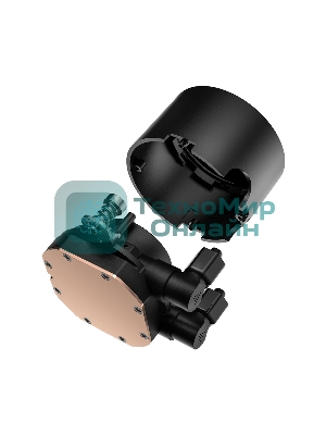 Система охлаждения PCCooler DA240 ARGb черный 120мм алюминий+медь 1800rpm 33.8db 3-pin 300W