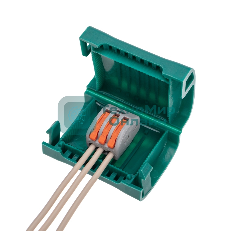 Коробка влагозащитная гелевая для клемм Rexant СМК 3-проводных