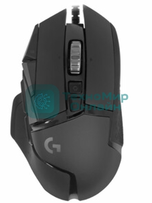 Мышь проводная Logitech G502 HERO черный, 25600 dpi, USB, кнопки - 11