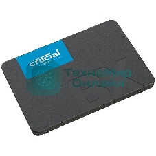 Накопитель SSD Crucial BX500, 2Tb, SATA III, 2.5