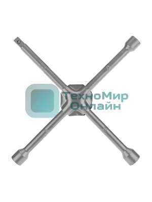 Ключ-крест баллонный Rexant 17х19х21 мм, под квадрат 1/2, усиленный, толщина 16 мм