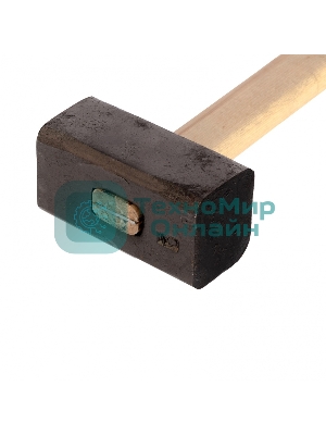 Кувалда Сибртех, 3000 г, кованая головка, деревянная рукоятка 380 мм