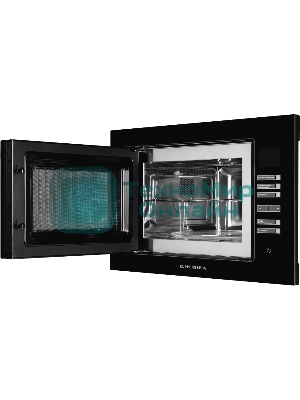 Встраиваемая микроволновая печь Kuppersberg HMW 645 B, 18 л, High-Tech, 700 Вт, 8 программ, черный