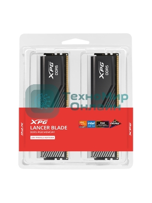 Оперативная память XPG Lancer Blade, DDR5, 32GB (2x16GB), 6000MHz, CL30, DIMM, с радиаторами, RGB, черный