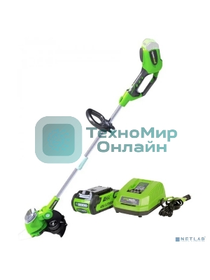 Триммер аккумуляторный GREENWORKS G40LTK2, 40 В, 0 Ач