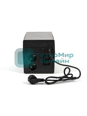 Источник бесперебойного питания RAPAN-UPS 1000 220В 1000ВА/600Вт меандр с АКБ 2х7А·ч интерактивный RAPAN-UPS 1000 power supply 220V 1000VA/600W meander with battery 2x7Ah interactive