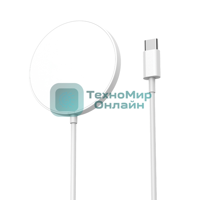 Беспроводное зарядное устройство Rexant Fast charge, Qi 15Вт, серебро