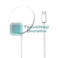 Беспроводное зарядное устройство Rexant Fast charge, Qi 15Вт, серебро