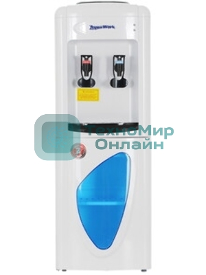 Кулер для воды Aqua Work 0.7LR, верхняя загрузка, нагрев 95 °С, охлаждение 10 °С, белый