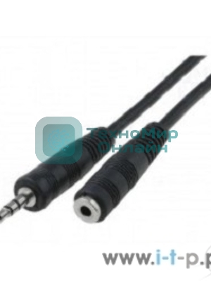 Кабель-удлинитель 5bites AC35J-010F 3.5 Jack/M - 3.5 Jack/F, 1м, стерео