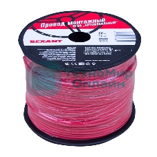 Провод ПГВА Rexant 1х1.50 мм², красный, бухта 100 м