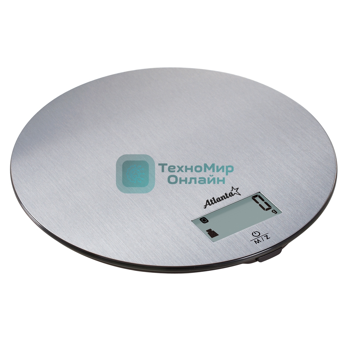 Весы кухонные электронные Atlanta ATH-6192 серебристый