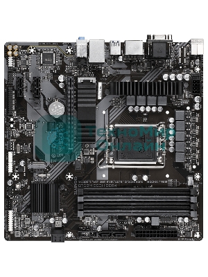 Материнская плата Gigabyte B760 DS3H DDR4, LGA 1700, Intel B760, 4xDDR4, 4xSATA, 2xM.2, 1xPCIe 4.0 x16, 4xPCIe 3.0 x1, 1xHDMI, 1xDP, 1x 1Gb LAN, 1xUSB 3.2 Gen 2, 1xUSB 3.2 Gen 2x2, 4xUSB 2.0, 3x3.5 мм, 7.1, ATX