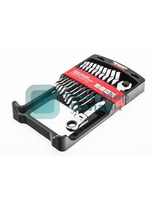 Набор ключей комбинированных Matrix, трещоточных шарнирных 11шт.